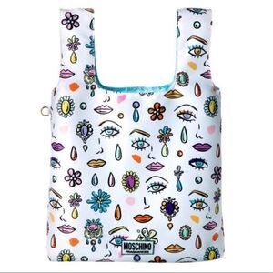 Moschino Cheap & Chic So Real Fragrance patterned Tote Shopper Bag Purse